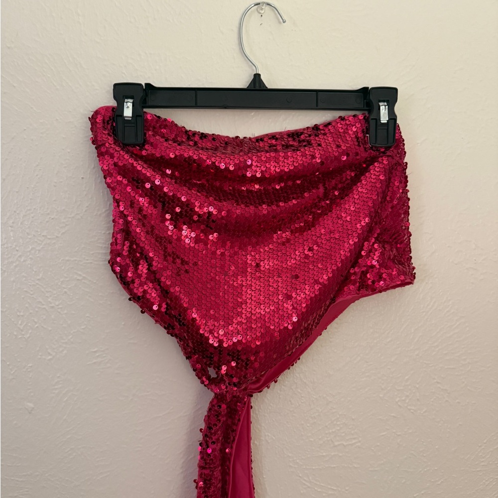 Windsor Sparkle Tie Back Strapless Top